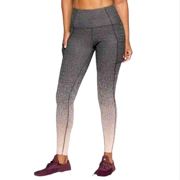 Champion New Ombré High Rise Speckled Leggings XXL M S XS - Picture 1 of 11